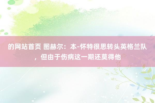 的网站首页 图赫尔：本-怀特很思转头英格兰队，但由于伤病这一期还莫得他